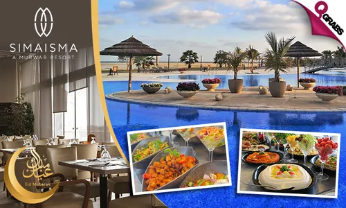 Eid Brunch Buffet + Pool & Beach Access at Simaisma, A Murwab Resort!